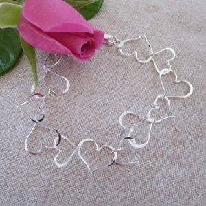 Interlocking Heart Bracelet